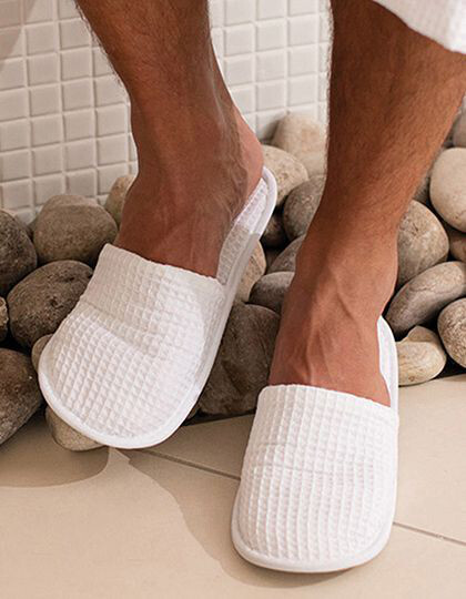 Waffle Mule Slippers Towel City TC066 - Kapcie 