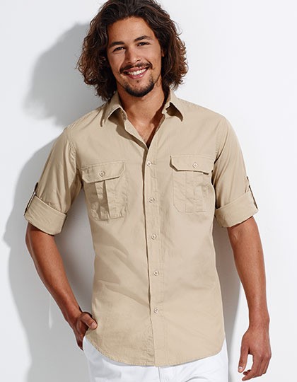 Mens Long Sleeve Shirt Bolivia SOL´S 16005