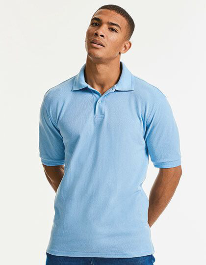 Hardwearing Polycotton Polo Russell R-599M-0 - Z krótkim rękawem