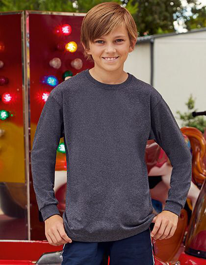 Kids´ Valueweight Long Sleeve T Fruit of the Loom 61-007-0 - Odzież reklamowa