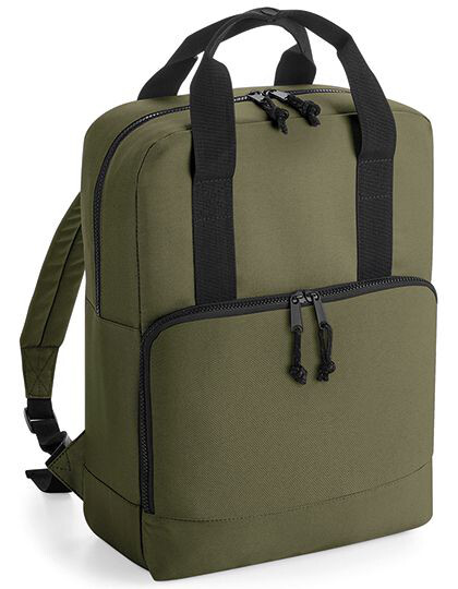 Recycled Twin Handle Cooler Backpack BagBase BG287 - Pozostałe