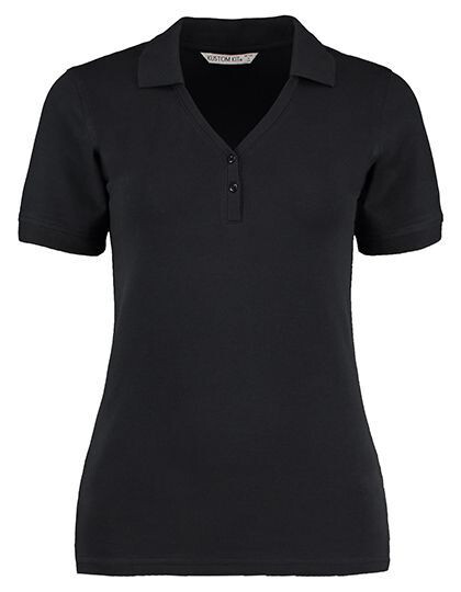 Regular Fit Comfortec® V Neck Polo Kustom Kit KK732 - Koszulki polo damskie