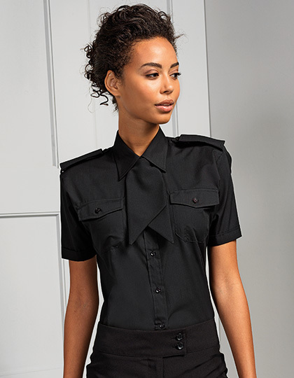 Premier Workwear Ladies Short Sleeve Pilot Shirt