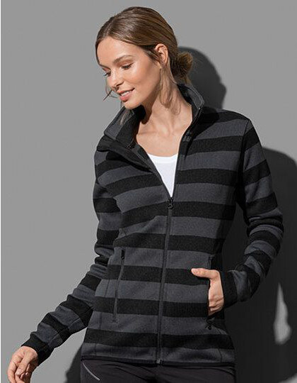 Striped Fleece Jacket Women Stedman® ST5190 - Letnie