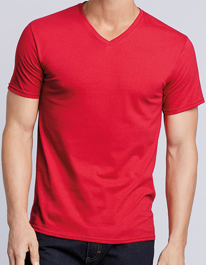 Koszulka Premium Cotton® Gildan 41V00 - Dekolt w kształcie V