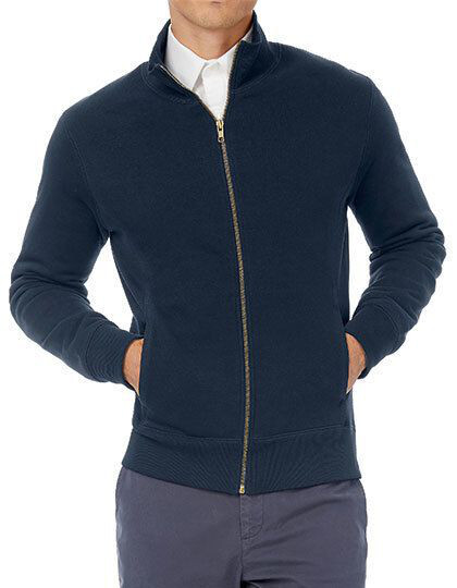 Men´s Sweat Jacket Spider B&C WM646 - Na zamek / guziki