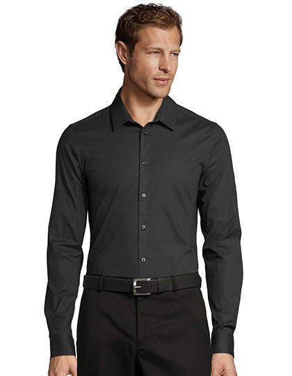 Men´s Long Sleeve Stretch Shirt Blake SOL´S 01426 - Koszule biznesowe