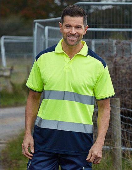 Hi-Vis Two-Tone Polo YOKO HVJ220 - Robocza