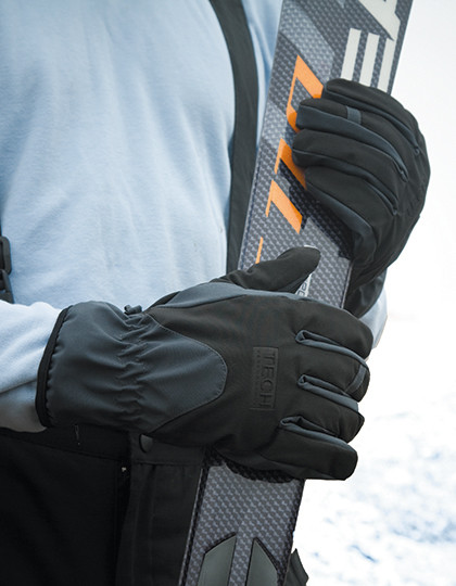 Soft Shell Gloves Result Winter Essentials R134X