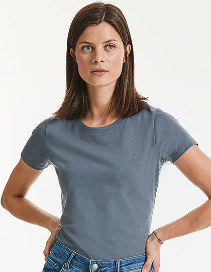 Ladies´ Pure Organic Heavy Tee Russell Pure Organic R-118F-0 - Koszulki damskie