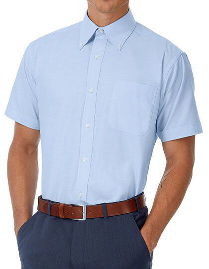 Shirt Oxford Short Sleeve /Men B&C SMO02