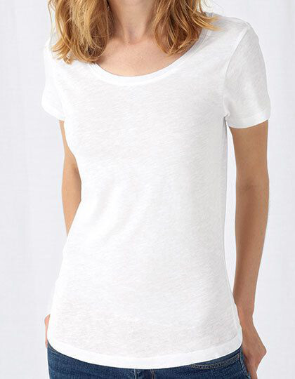 Inspire Slub T /Women_° B&C TW047 - Okrągły dekolt