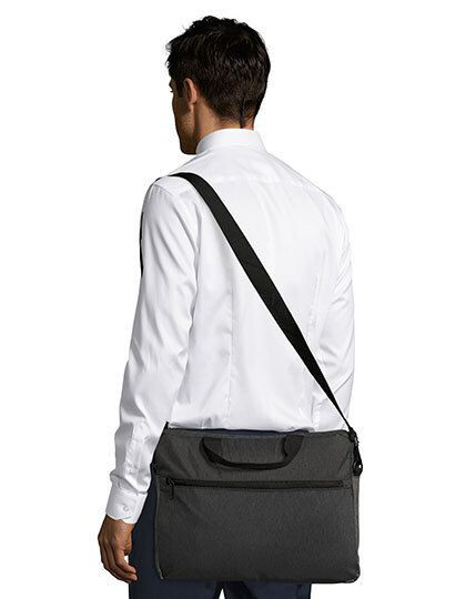Dual Material Briefcase Porter SOL´S Bags 02114 - Torby biznesowe