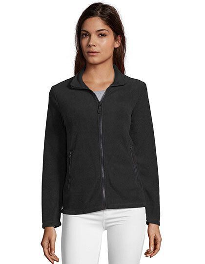 Women´s Plain Fleece Jacket Norman SOL´S 02094 - Na zamek