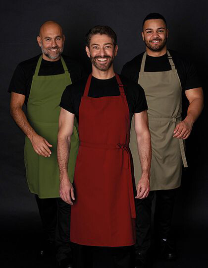 Recycled Polyester Bib Apron Dennys London DP200 - Odzież dla gastronomii