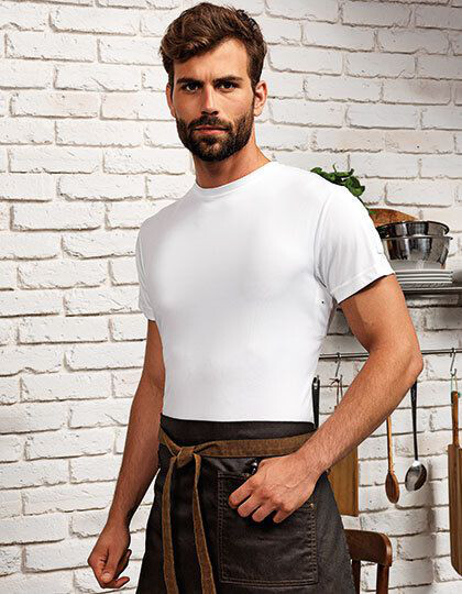 Coolchecker® Chef´s T-Shirt (Mesh Back) Premier Workwear PR649 - Odzież dla gastronomii