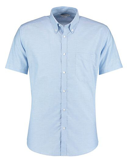 Men´s Slim Fit Workwear Oxford Shirt Short Sleeve Kustom Kit KK183 - Z krótkim rękawem