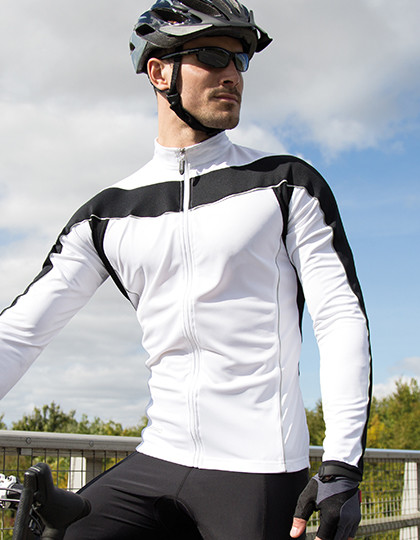 Mens Bikewear Long Sleeve Performance Top SPIRO S255M - Odzież rowerowa