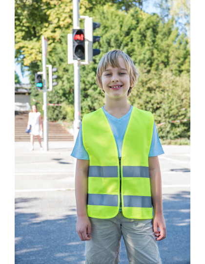 Safety Vest for Kids with Zipper EN1150 Korntex KWRX