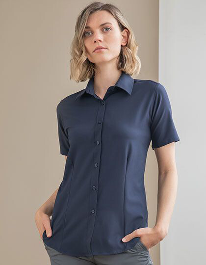 Ladies´ Wicking Short Sleeve Shirt Henbury H596 - Koszule damskie