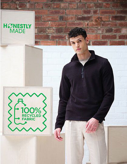 Honestly Made Recycled Half Zip Fleece Regatta Honestly Made TRF636 - Odzież reklamowa