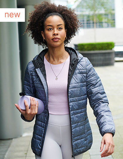 Women´s Hooded Firedown Packaway Baffle Jacket Regatta Professional TRA531 - Wodoszczelne