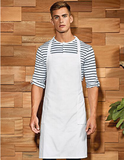 Recycled & Organic Fairtrade Bib Apron Premier Workwear PR120 - Pozostałe