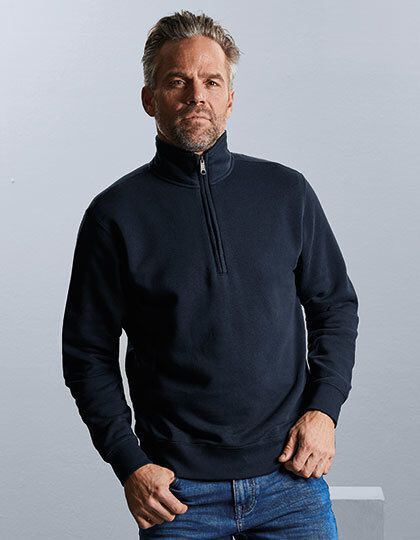 Authentic 1/4 Zip Sweat Russell R-270M-0 - Odzież reklamowa