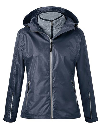 Ladies´ 3-in-1-Jacket James&Nicholson JN1153 - Wodoodporne