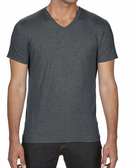 Koszulka Tri-Blend V-Neck Tee Anvil 6752