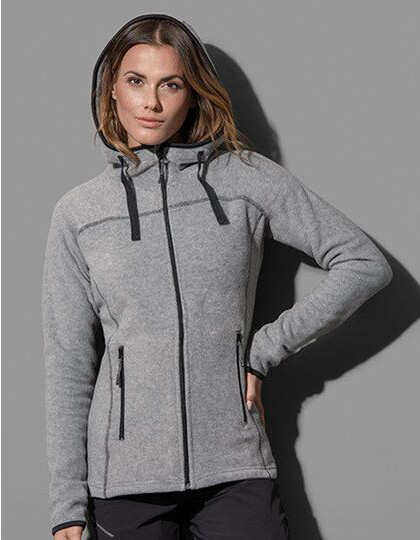 Power Fleece Jacket Women Stedman® ST5120 - Na zamek
