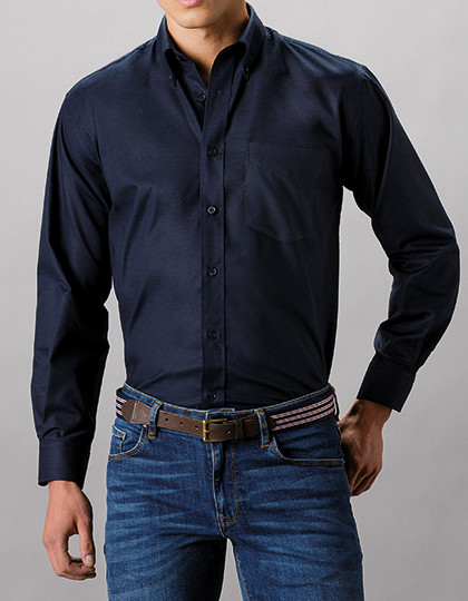 Workwear Oxford Shirt Long Sleeve Kustom Kit KK351