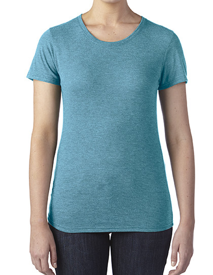 Women´s Tri-Blend Tee Anvil 6750L - Okrągły dekolt