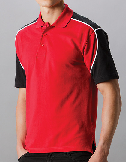 Monaco Polo Shirt Formula Racing KK611 - Z kolorowymi rękawami