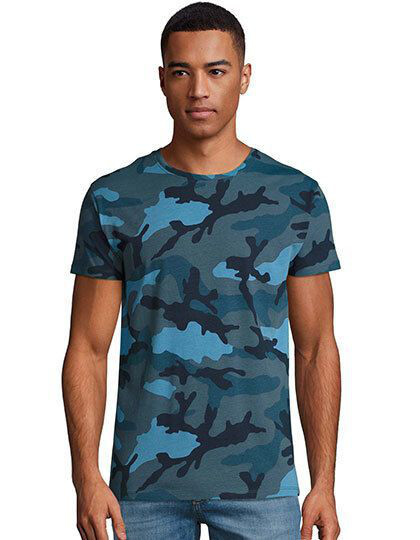 Men´s Camo T-Shirt SOL´S 01188 - Z krótkim rękawem