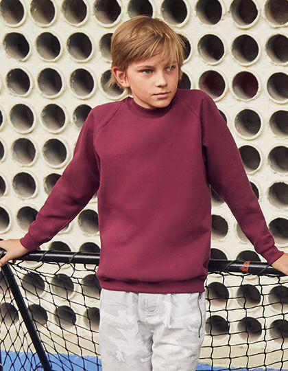 Kids´ Classic Raglan Sweat Fruit of the Loom 62-039-0 - Tylko męskie