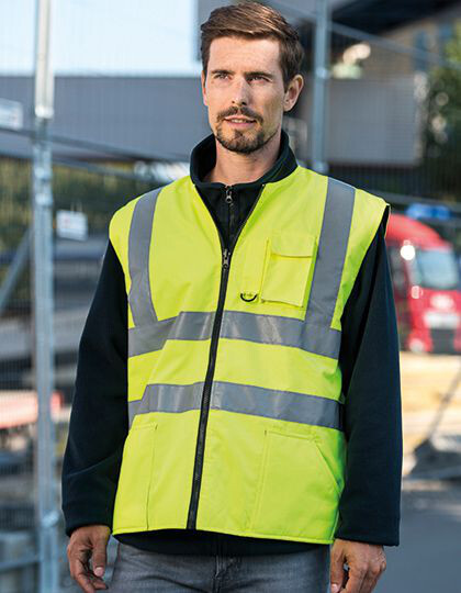 Hi-Vis Reversible Safety Bodywarmer Ural 2-in-1 Korntex KXTABW - Robocza