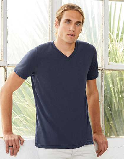 Triblend V-Neck Tee Canvas 3415