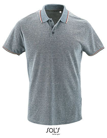 Men´s Heather Polo Shirt Paname SOL´S 02081 - Z krótkim rękawem