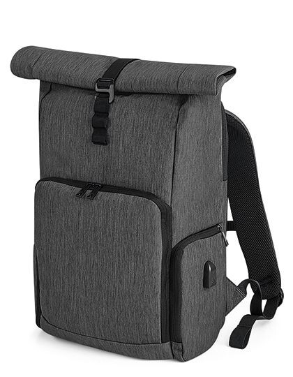 Q-Tech Charge Roll-Top Backpack Quadra QD995 - Plecaki