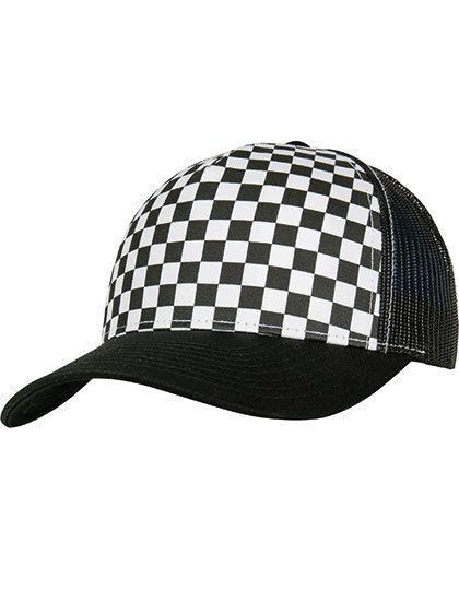 Checkerboard Retro Trucker FLEXFIT 6506CB