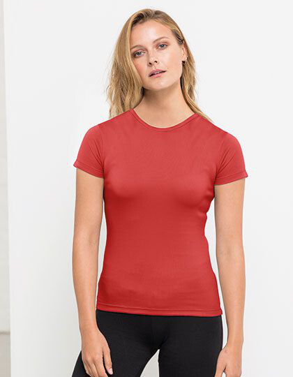 Ambaro Recycled Women´s Sports Tee Ecologie EA004F - Okrągły dekolt