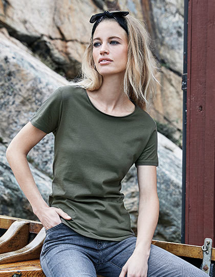 Ladies Raw Edge Tee Tee Jays 5061 - Okrągły dekolt