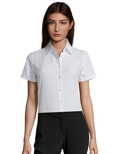 Women´s Oxford-Blouse Elite Short Sleeve SOL´S 16030 - Koszule damskie