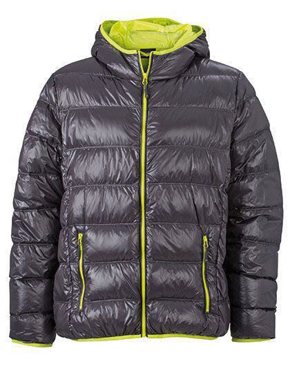 Men´s Down Jacket James&Nicholson JN 1060 - Odzież reklamowa