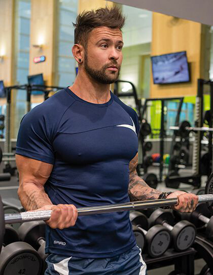 Men´s Dash Training Shirt SPIRO S182M - Damskie koszulki sportowe
