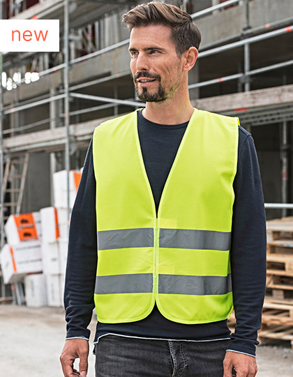 Basic Safety Vest For Print Karlsruhe Korntex KXX217_D