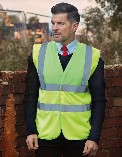 Hi-Vis 2 Bands & Braces Waistcoat YOKO HVW100 - Robocza