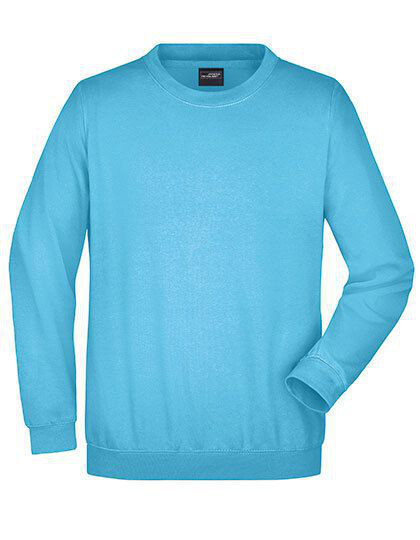 Round Sweat Heavy James&Nicholson JN 040 - Bluzy