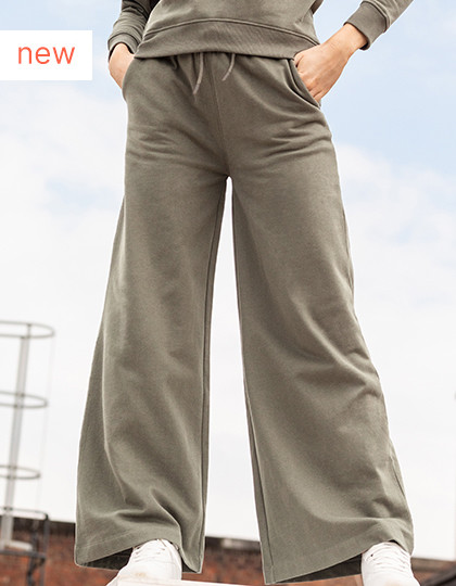 Women´s Sustainable Fashion Wide Leg Joggers SF SK431 - Robocza